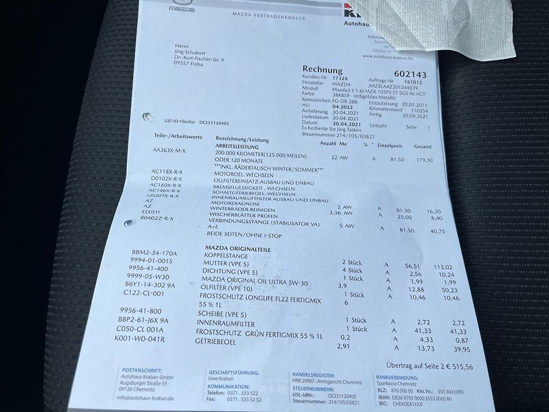 Mazda 3 (2011) 1.6 i Velmi pěkná - fotka 19 z 20