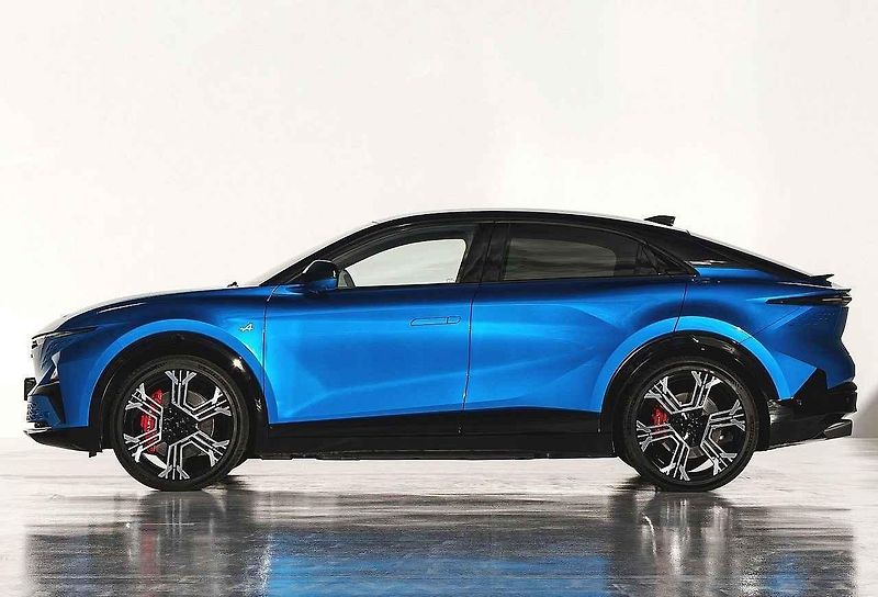Alpine A 390 jsme projeli na polské straně Krkonoš.