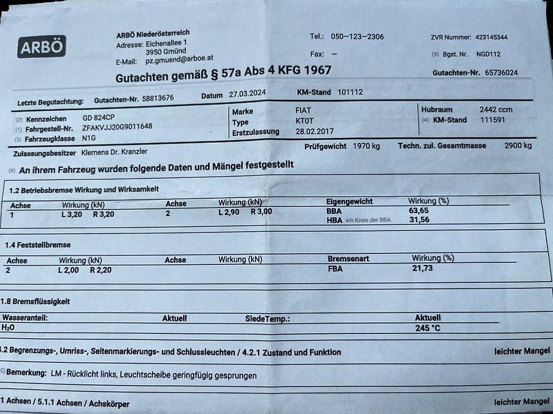 Fiat Ostatní (2017) 2.4 D 113 Kw 4 X 4 TZ - fotka 19 z 21