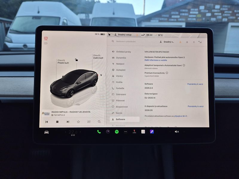 Tesla Model 3 LONG RANGE DUAL MOTOR SOH 94,5 - fotka 36 z 50