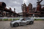 Prezentace vozidla Toyota Mirai, prvního auta na vodíkový pohon v ČR, které bude poprvé k vidění na Moravě, 19. srpna 2021 v Ostravě.