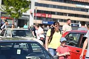 Prvomájová jízda automobilových veteránů 2025 v Ústí nad Labem.