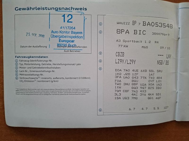 Audi A3 (2010) 1.2TFSI 77kW 6MAN -TAŽ.ZAŘ. - fotka 37 z 48