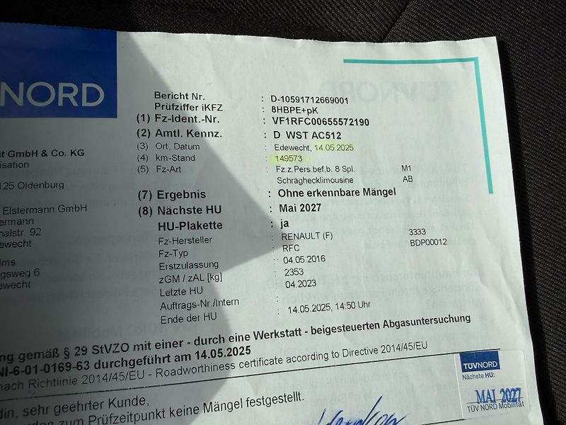 Renault Espace 1.6 DCI 7MÍST LED NAVI 2X KOLA - fotka 40 z 47