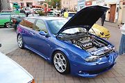 Vytuněná Alfa Romeo 156 GTA.