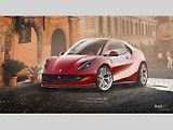 Ferrari. Hatchback na základě designu modelu 812 Superfast vypadá velmi prapodivně. Tohle by určitě zarytí fanoušci značky nerozdýchali.