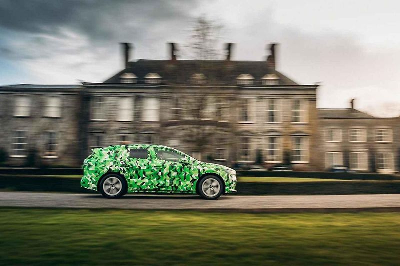 Maskované prototypy elektromobilu Škoda Enyaq
