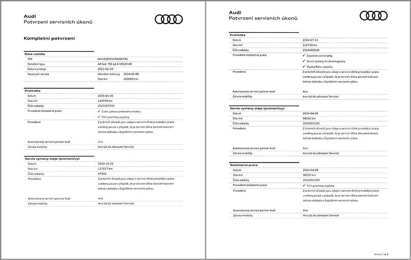 Audi A8 60 TDI V8 Q/TOP-VÝB/DPH - fotka 47 z 48