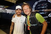 Lewis Hamilton a Jiří Křenek
