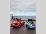 Čekání před mostem přes Öresund.