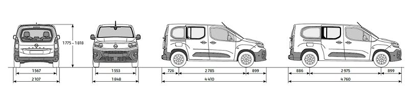 Opel Combo (2026) L2 Eleg.Pl. 1,5CDTi MT6-7 míst - fotka 26 z 27