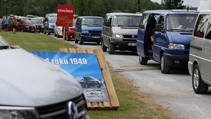 VW Transporter sraz u Lipna