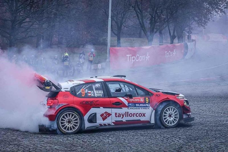 Jan Skála na trati Pražského Rallysprintu