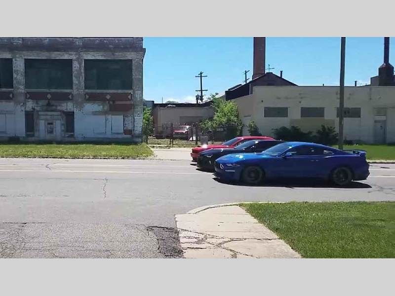 Natáčení třetí řady The Grand Tour v Detroitu.