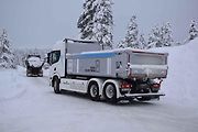 Zimní testování modelů a technologií Scania