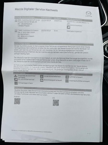 Mazda 6 2.0i MANUÁL SENZORY SERVISKA - fotka 43 z 45