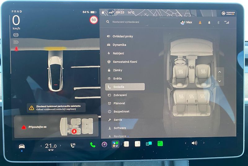 Tesla Model Y (2023) Long Range, tažné, 47 tis km - fotka 15 z 22