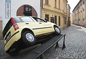 Z natáčení komedie Když se zhasne v Olomouci