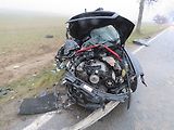 Totálně nabourané Audi A4 za 3900 Kč