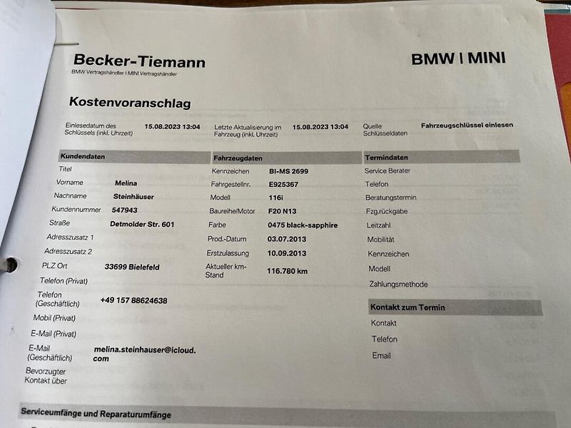 BMW Řada 1 (2013) 116 i SPORT Xenony - fotka 22 z 23