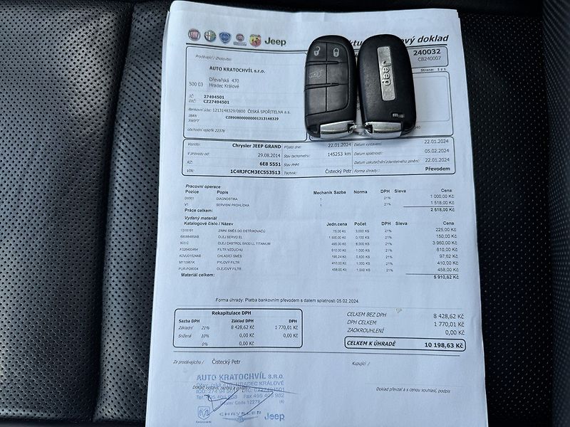 Jeep Grand Cherokee (2014) 3.0CRD Navi Kůže Vzduch Pano - fotka 31 z 50