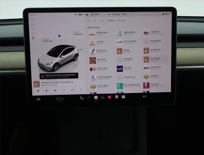 Tesla Model Y (2022) Long Range AWD 79kWh, SoH 91% - fotka 16 z 22