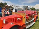 Unikátní hasičský vůz z roku 1931 kdysi sloužil dobrušským hasičům, dnes je klubovým vozidlem Podorlického Veteran Car Clubu.
