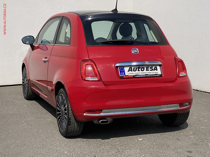 Fiat 500 (2018) 1.2i, Lounge, kůže, panor - fotka 6 z 17