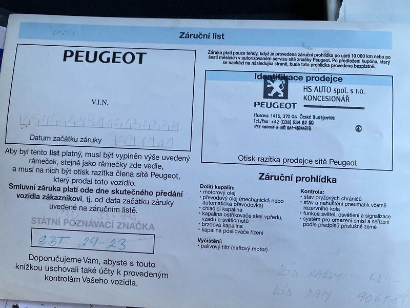 Peugeot 307 (2001) 2.0HDi Koupeno CZ - fotka 28 z 34