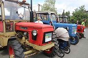 Setkání starých traktorů a veteránů v Brnířově na Domažlicku