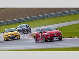 Rychlé Renaulty na Autodromu v Mostě.