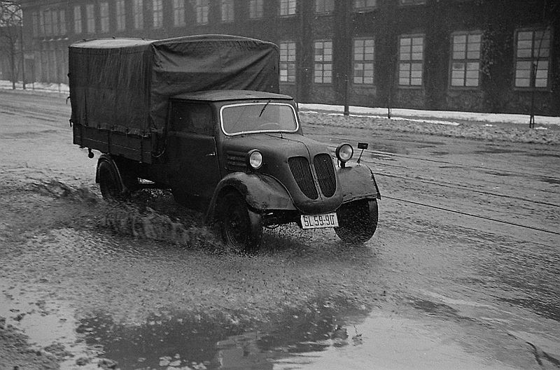 Tříkolka Tempo E400 z roku 1938.