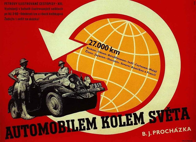 Škoda Rapid z cesty kolem světa.