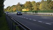 D35 v Litovelském Pomoraví. V těchto místech má vyrůst protihluková zeď.