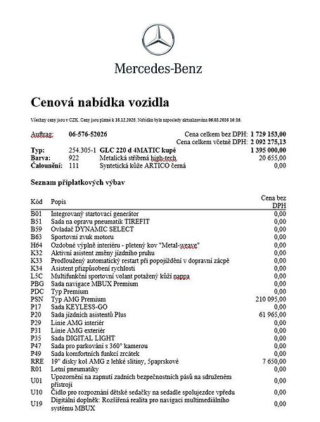 Mercedes-Benz GLC (2026) 220 d 4MATIC kupé - fotka 22 z 24