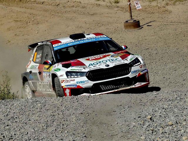 Vyhlášení nejlepších posádek 52. ročníku Barum Czech Rally Zlín, který ovládl Jan Kopecký.