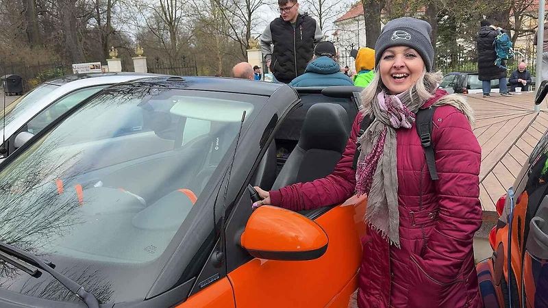 Malá auta, velká srdce. Smarťáci navštívili jarní Vlašim a adoptovali mývala