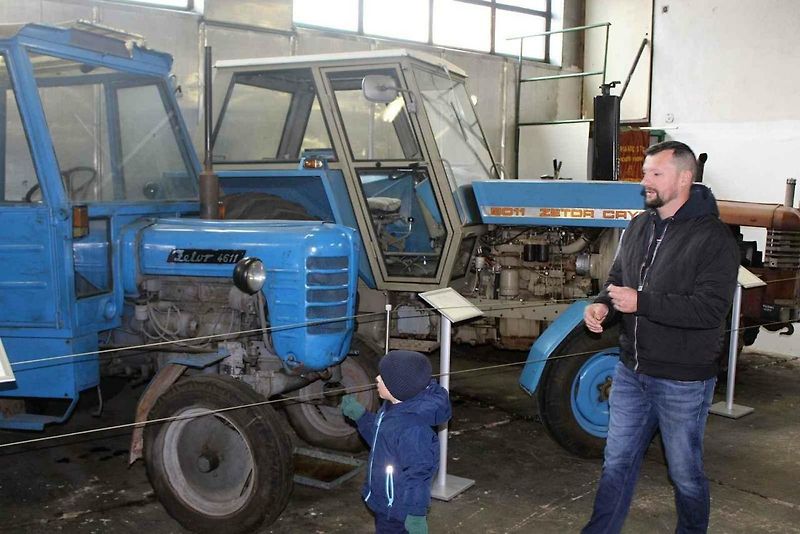 Z Traktoriády s podtitulem Zlaté české ručičky v Muzeu zemědělské techniky v Čáslavi.