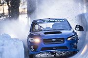 Subaru WRX STI na bobové dráze ve Svatém Mořici.