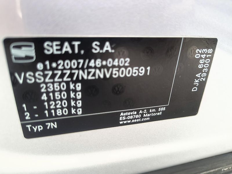 Seat Alhambra (2021) 1.4 TSI DSG 110KW/ NAVI/KAMERA - fotka 58 z 58