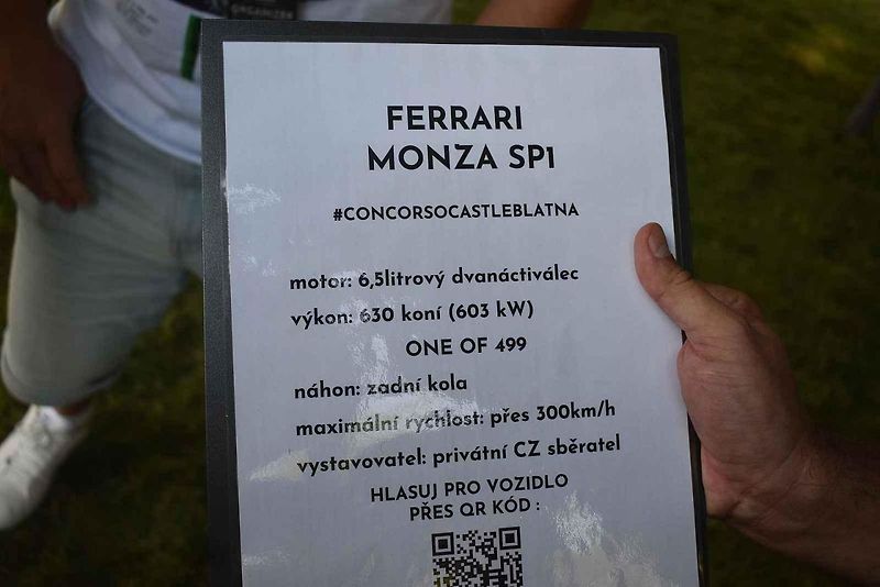 Na zámku Blatná se konala v sobotu 31. srpna 2024 přehlídka výjimečných vozidel Concorso Castle Blatna 2024.
