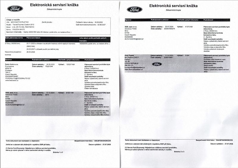 Ford Transit Custom 2,0 TDCi L1H1 DPH 1.maj ČR - fotka 49 z 50