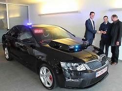 Belgická policie si pořídila Octavii RS se zvláštní výbavou.