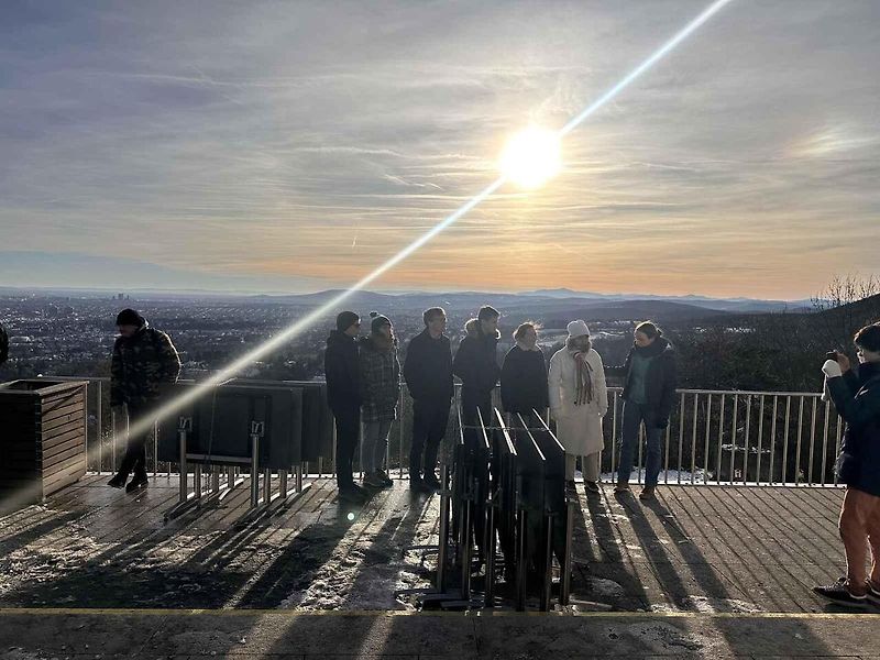 Kahlenberg je místo společných výletů a fotografií.
