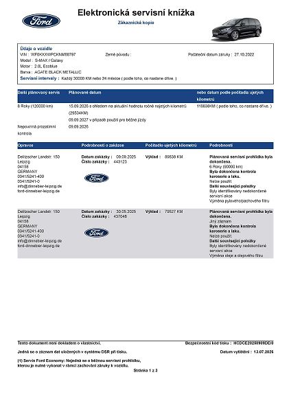 Ford Galaxy 2.0 EB Titanium manuál nez.top - fotka 47 z 70