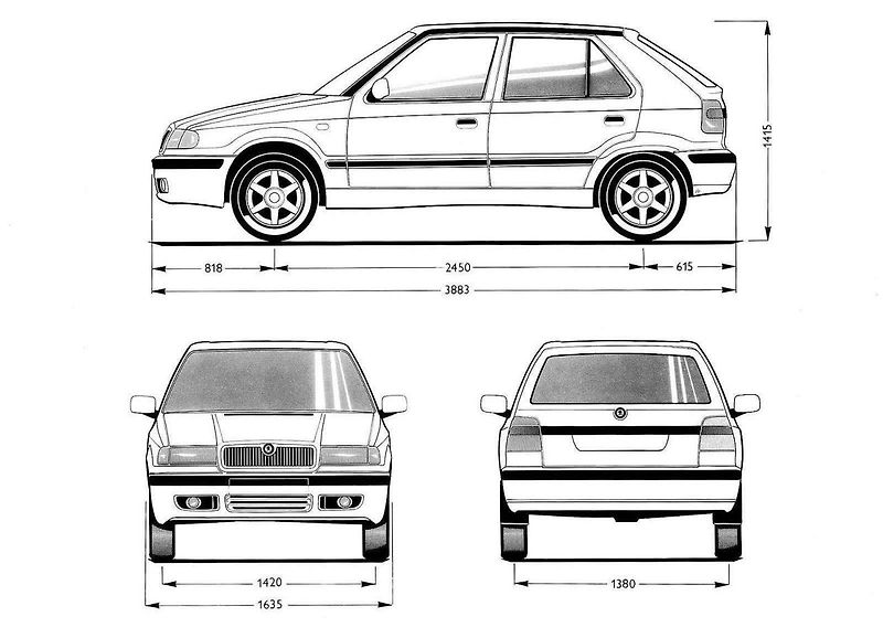 První verze Felicie se začala vyrábět v létě roku 1994