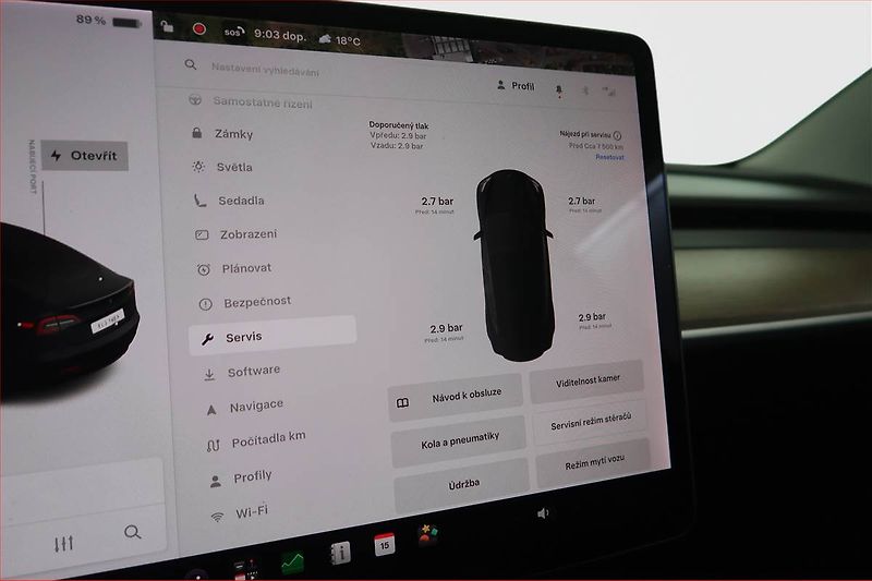 Tesla Model 3 (2021) Performance 78kWh, SoH 85% - fotka 19 z 27