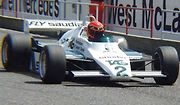 Cup for Thoroughbred Grand Prix Cars v roce 2000 v Mostě. Williams FW08-03 s Richardem Eyre za volantem.