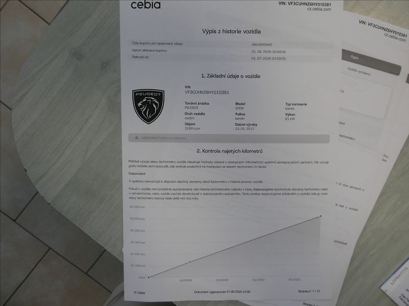 Peugeot 2008 1,2 1.2 81kW NAVI,závěs,servis - fotka 44 z 46