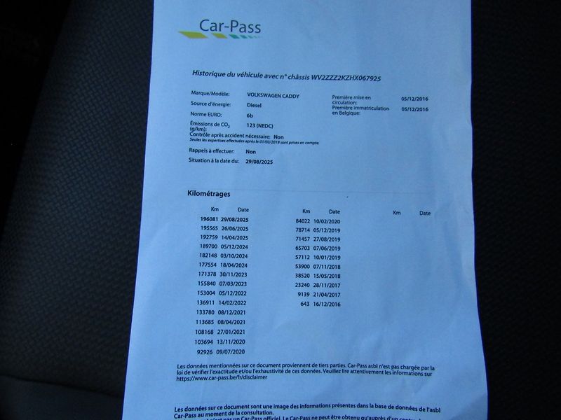 Volkswagen Caddy (2016) MAXI 7 MÍST 2.0 TDI 75kW - fotka 41 z 45